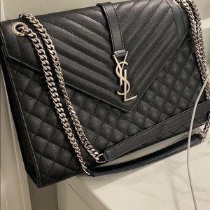 Yves Saint Laurent Large Envelope monogram Bag